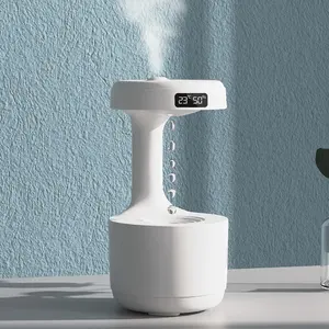 Nieuwe Slimme Timer Display Thuis Ultrasone Koele Nevel Aroma Diffuser Anti Zwaartekracht Water Druppel Aroma Diffuser Mini Luchtbevochtiger