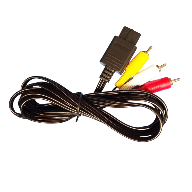 High Quality 1.8M for Nintendo 64 Audio TV Video Cord AV Cable to RCA for Super Nintend GameCube N64 SNES Game Cube PAL