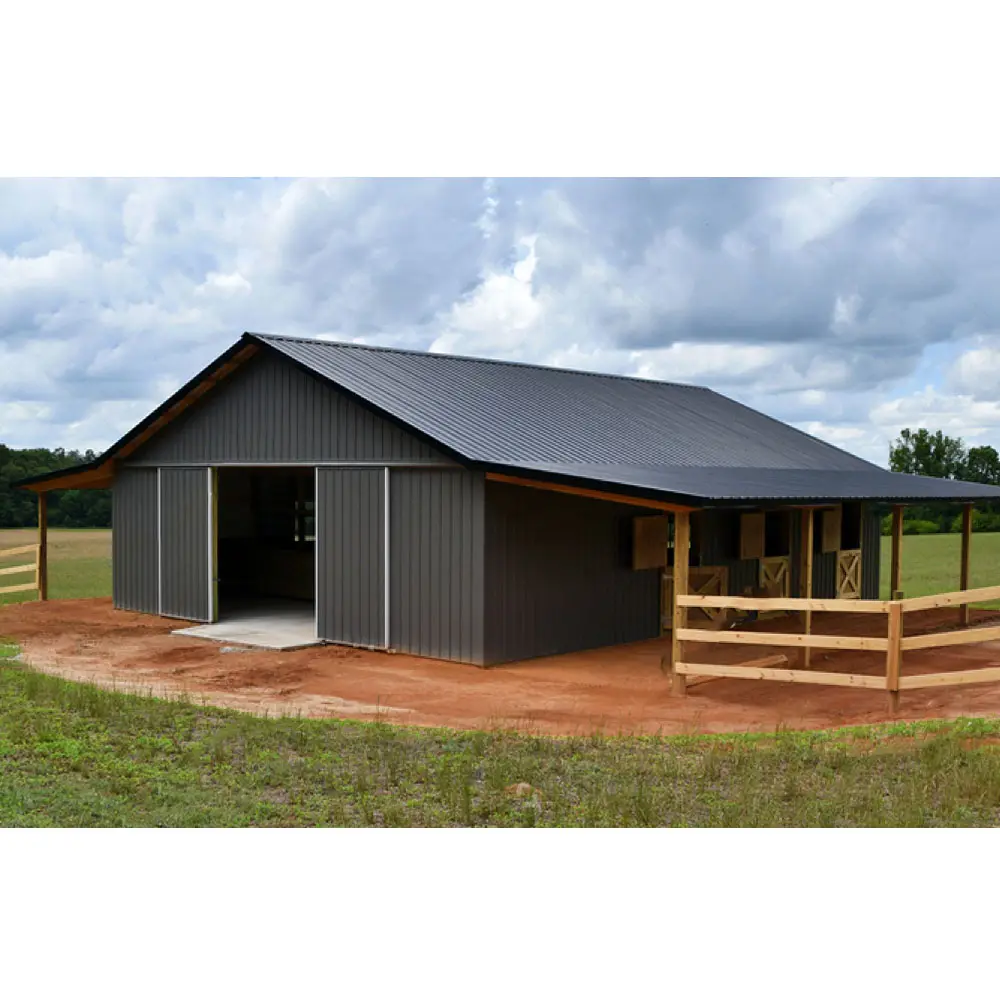 Hot Bán Barn Prefab Nơi Trú Ẩn Đổ Ngựa Ổn Định