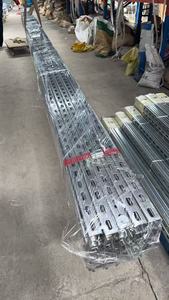 รางเหล็กยูนิสตรัทแบบมีฟันและร่อง  ชุบกัลวาไนซ์แบบจุ่มร้อน (HDG)  แบบมีฟันและสามารถตัดได้ - Product Image 4