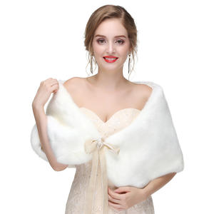 Robe de <span class=keywords><strong>mariée</strong></span>, vêtements d'extérieur, Cape de <span class=keywords><strong>mariée</strong></span>, veste d'hiver, châle en <span class=keywords><strong>fourrure</strong></span>, vêtements et accessoires de mariage - Product Image 1