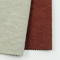 51 couleurs en stock, vente chaude, velours givré d'automne, tissu imitation acétate cupro, 85% polyester 15% nylon, robe pour femme