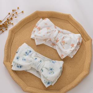 ที่คาดผมโบว์พิมพ์ลายหัวใจสตรอเบอร์รี่ดอกไม้เจ้าหญิงแสนหวานเครื่องประดับผม - Product Image 3