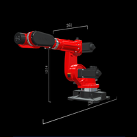 Nouveau bras robotique industriel Borunte BRTIRBR2260A avec une charge utile de 60 kg et un bras de 2200 mm |   IP54 |   Pliage de tôles de 0,1 mm