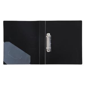 Qixin 2 <b>Ring</b> <b>Binder</b> A4 1.5 Inch Plastic Folder Office Study Use Blue And Black - Product Image 4