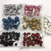 20 Stück Schaumstoffbälle Glänzende Glitzernde Gemischte Größen 2cm 2,5cm 3cm 4cm Glitzer-Kuchendekoration Kuchenballons Künstliche Bälle Kuchendekorationen