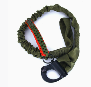 DFR10 Arnés de Cableado Táctico, Cordón Elástico, Cuerda de Montañismo Extensible, Cuerda de Seguridad Multifuncional Ajustable - Product Image 5