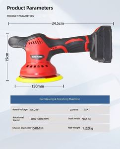 Lucidatrice per Auto Ricaricabile, Leggera e Senza Fili, per Cura dell'Auto e <span class=keywords><strong>Lucidatura</strong></span> di <span class=keywords><strong>Mobili</strong></span> - Product Image 6