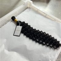 Lidemei, venta al por mayor, cabello vietnamita crudo, extensiones de cabello humano a granel de onda profunda sin trama, 100 g/pc, trenzas bohemias, cabello humano para trenzar