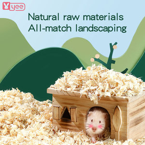 YEE <span class=keywords><strong>Hamster</strong></span> Literie Lit pour animaux <span class=keywords><strong>de</strong></span> compagnie Déchiqueteuse à <span class=keywords><strong>bois</strong></span> <span class=keywords><strong>Copeaux</strong></span> en <span class=keywords><strong>bois</strong></span> Rasage du <span class=keywords><strong>bois</strong></span> pour petits animaux <span class=keywords><strong>de</strong></span> compagnie - Product Image 3