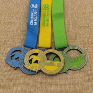 เหรียญครึ่งมาราธอนเมืองมาราธอนแบบเก่าเหรียญ2D ออกแบบได้ตามต้องการ - Product Image 4