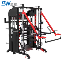 BW Smith Machine Commercial Fitness Gym Multi Functional Trainer Squat Power Rack Mutli Function Station
