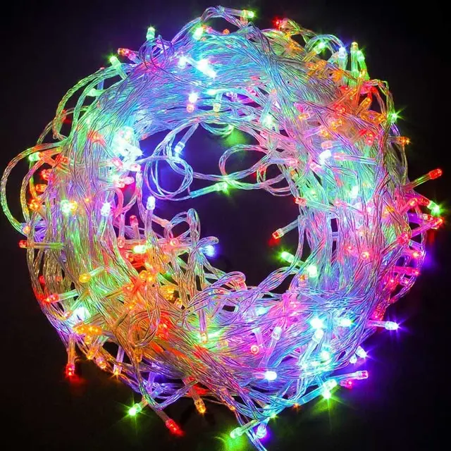 1.8M Smart App Remote Control Christmas Tree Led Fairy String Lights For Room Holiday Party Decoration Home Lighting