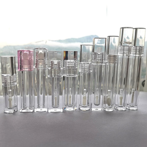 Emballage transparent de brillant à lèvres, <span class=keywords><strong>tube</strong></span> transparent, hexagonal, rond et carré, 1 pièce - Product Image 2