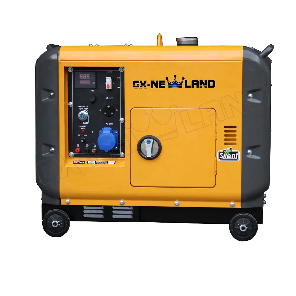 China 5 kw 5 kva portable diesel generator super silent electrical generators set for sale