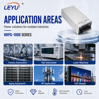 Alimentation à découpage HRPG-1000 1000W 24V 42A à sortie unique avec fonction PFC, alimentation parallèle haute efficacité 94% SMPS