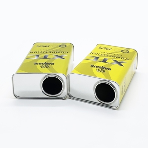 Latas de Metal para Aceite Lubricante de 1L, de Alta Calidad, OEM/ODM, Cuadradas y Rectangulares, Impresión Offset, Logotipo Personalizado, con Tapa de Plástico - Product Image 5
