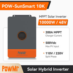 Sistema Solar Híbrido PowMr de 48V 110V/240V 10KW Conectado a la Red y Fuera de la Red para Baterías LiFeP04 y de Plomo-Ácido - Product Image 2