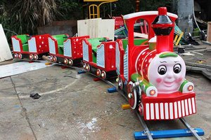 Treno Turistico <span class=keywords><strong>Elettrico</strong></span> a 8 Posti Senza Binari per Parchi a Tema - Product Image 3