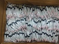 Kabel Data nilon kepang isi daya cepat, USB-C, pengisian cepat, kabel Data 5A, konduktor tembaga murni, USB 3.0, ponsel, komputer, kustom, 1m