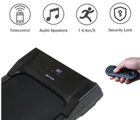 Tapis de marche ultra-plat sous le bureau, moteur silencieux sans balais, équipement de fitness à domicile avec télécommande, usage commercial