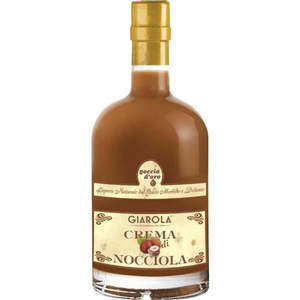 Giarola Premium Crema Nocciola Cream <b>Liqueur</b> 0.50 Lt 6 Bottles Per Box Italy Grade 17.0 - Product Image 1