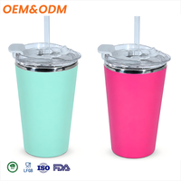 Vaso Térmico de Acero Inoxidable de 14oz OEM con Logotipo Personalizado, Embalaje a Color, Doble Pared Aislada para Pedidos al por Mayor