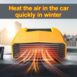 Calentador Eléctrico Portátil para Auto OEM de 180W 12V/24V, Ventilador de Calefacción y Refrigeración <span class=keywords><strong>4</strong></span> en 1, Secador, Desempañador de Parabrisas - Product Image 3