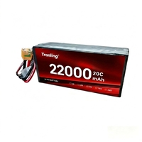 Pulvérisateur agricole Tattu en stock avec batterie lithium-ion 22000 mAh-6S à 16000 mAh-22,2 V 44,4 V 25C 14S