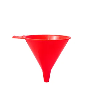 KiMin Hot Sale 95MM red funnel Multipurpose Durable Oil Resistant Plastic Funnel