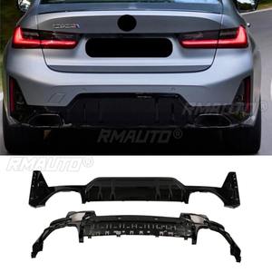 <b>Car</b> Rear Bumper Lip <b>Diffuser</b> Spoiler Glossy Black Modification Part <b>for</b> BMW 3 Series G20 to M340i 2023+ <b>Car</b> Accessories - Product Image 1