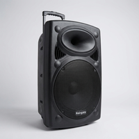Haut-parleur Bluetooth intégré avec microphone de 12 pouces, chariot de danse carrée, haut-parleur portable de karaoké pour l'extérieur