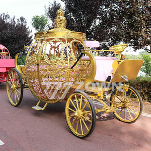 Королевская Свадебная коляска Золушки, конная, тыквенная, королевская повозка, карета для лошадей - Product Image 2