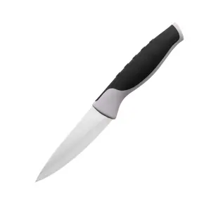 2024 fabrika çıkış paslanmaz çelik mutfak bıçağı PP + TPR kolu ile 3.5 inç soyma bıçağı