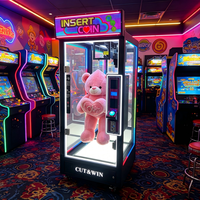 Machine de jeu d'arcade à ciseaux simples homologuée CE, avec taux de gain réglable, test de réaction visuelle et jeu de cadeaux