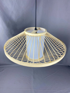 Hand Woven Bamboo Rattan Pendant Light Adjustable Boho Chandelier Dining Room <b>Ceiling</b> Lamp Home <b>Decor</b> - Product Image 3