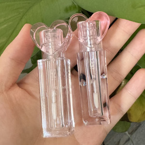 Tất Cả Rõ Ràng 3.5Ml Vòng Lip Men Chai Biểu Tượng Tùy Chỉnh In Ấn Trái Tim Trong Suốt Lip Gloss Ống <span class=keywords><strong>Container</strong></span> - Product Image 1
