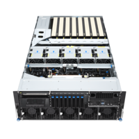 Server AI Original ESC8000-E12 4U PCIe 5.0 8 Slot GPU untuk Komputasi Generatif