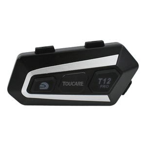 Intercom Bluetooth T12 pour casque, 2 motards, 1000 m, IP67, BT 5.3, suppression du bruit DSP, stéréo <span class=keywords><strong>Hi</strong></span>-<span class=keywords><strong>Fi</strong></span> pour <span class=keywords><strong>casques</strong></span> intégraux et demi-<span class=keywords><strong>casques</strong></span> - Product Image 5