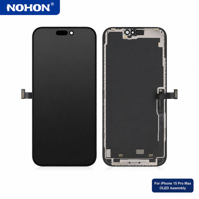 120Hz Soft OLED Display for iPhone 15 Pro Max 6.7" Touch Screen Digitizer Full Assembly Mobile Phone Repair Replacement Parts