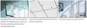 Sellador Estructural de Silicona de Doble Componente <span class=keywords><strong>JAYO</strong></span> 999, Impermeable, 200L, para Construcción y Carpintería, Uso en Vidrio Aislante - Product Image 4