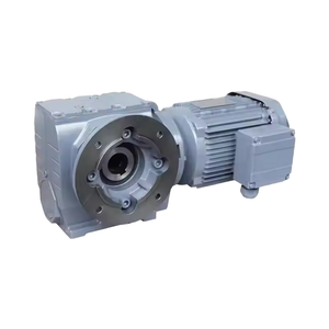 Reductor de velocidad de engranajes helicoidales NMRV 150 de 2.2~15KW con brida cuadrada de entrada de 180*180mm, tamaño de flanqueado B14 B5, relación I=57.510~6080,100 - Product Image 4