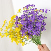 YL Grosir Bunga Buatan Sutra Gypsophila Langit Berbintang Buket Bunga Tunggal 62CM Berbagai Warna Pengiriman Cepat untuk Fotografi Pernikahan