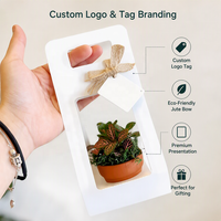 Boîte cadeau pliante de luxe avec logo personnalisé, boîte à fleurs portable, emballage en papier pour mariage, fête des mères