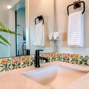 Flowerceramic gạch cổ điển trang trí nội thất mô hình với kháng khuẩn & axit-kháng 200x200 mét sàn/tường gạch - Product Image 3