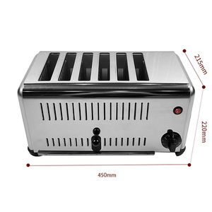 Fornello manuale Dosh automatico a sei fette in acciaio inox elettrico 220V per uso domestico o commerciale nuovo stato elettrodomestico da cucina - Product Image 5