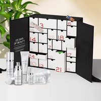 Calendrier de l'Avent Avent personnalisé Cadeau en papier carton de luxe Emballage de cosmétiques de beauté Boîte de Noël adventskalender zum befll