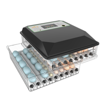 Incubateur automatique à œufs de volaille à 2 étages, 128 pièces