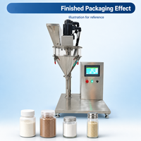 Machine de remplissage semi-automatique de haute précision à vis pour poudres, avec dosage quantitatif pour assaisonnements, lait et farine