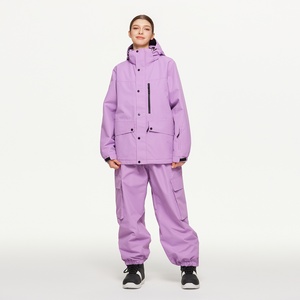 Trajes de Esquí y <span class=keywords><strong>Ropa</strong></span> de Snowboard Unisex, Impermeables, Transpirables, Resistentes al Viento, 100% Poliéster, Cálidos, Modelos Transfronterizos - Product Image 2